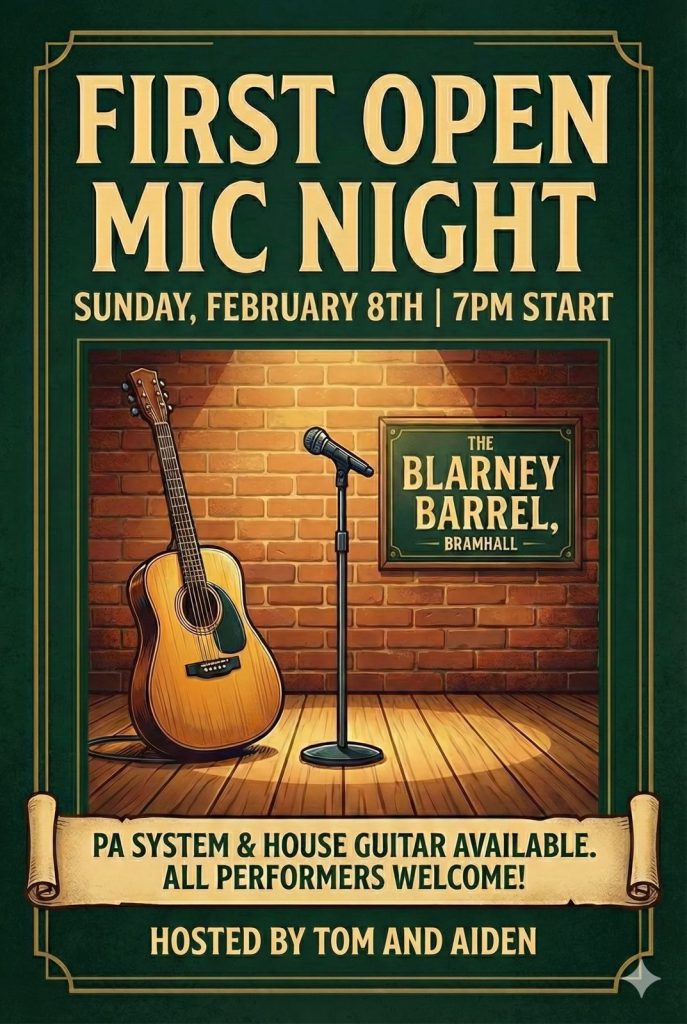 First Open mic night